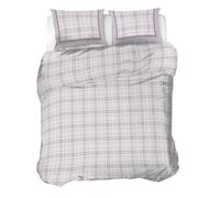 PENSIERI DELICATI Parure Copripiumino Matrimoniale Flanella 100% Cotone, Sacco 250X200 CM e Federa 52X82 CM, Made in Italy, Copripiumino Lavabile In Lavatrice A 40°, Fantasia Torino Rosa