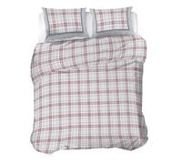 PENSIERI DELICATI Parure Copripiumino Matrimoniale Flanella 100% Cotone, Sacco 250X200 CM e Federa 52X82 CM, Made in Italy, Copripiumino Lavabile In Lavatrice A 40°, Fantasia Torino Grigio