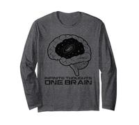 Pensieri infiniti Un cervello Cosmic Galaxy Pensatori Maglia a Manica