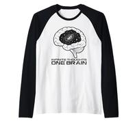 Pensieri infiniti Un cervello Cosmic Galaxy Pensatori Maglia con Maniche Raglan