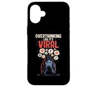 Pensieri ossessivi come quelli virali sui social media Mondo Custodia per iPhone 16 Plus