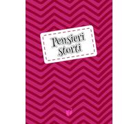 PENSIERI STORTI: Quaderno creativo con righe ondulate e diagonali per scrivere pensieri, sogni e frasi ispiranti