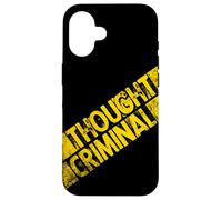 Pensiero Criminale Crimine Thought Criminal Custodia per iPhone 16