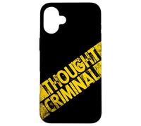 Pensiero Criminale Crimine Thought Criminal Custodia per iPhone 16 Plus
