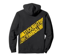 Pensiero Criminale Crimine Thought Criminal Felpa con Cappuccio