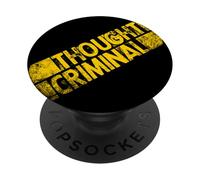 Pensiero Criminale Crimine Thought Criminal PopSockets PopGrip Adesivo