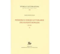 Pensiero e forme letterarie dei giuristi romani. III