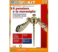 PENSIERO E LA MERAVIGLIA (IL) EDIZIONE ROSSA - VOL. 3 (LDM) (9788808228871) - Libro Scolastico + Kit Scuola con Copertine Rebillo