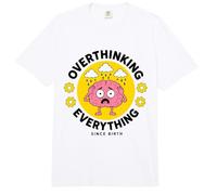 Pensiero eccessivo Ansia Preoccupante Introverso Timido Pensamento Overthink Comfort Colors Adult Heavyweight T-Shirt