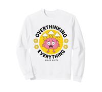 Pensiero eccessivo Ansia Preoccupante Introverso Timido Pensamento Overthink Felpa