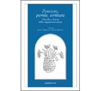 Pensiero, parola e scrittura. Filosofia e forme della rappresentazione