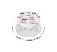 Pensiero positivo Affermazioni quotidiane Citazioni di positività Boho PopSockets PopGrip per MagSafe