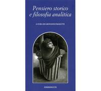 Pensiero Storico E Filosofia Analitica Studi Del Dottorato In Discipline Filosofiche Dell'Università Di Pisa