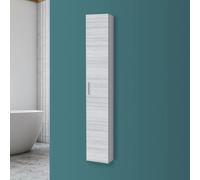 Pensile bagno sospeso 150 cm grigio con anta reversibile Desya