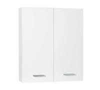 Pensile bagno sospeso con 2 ante 60x70 cm bianco lucido Bianco
