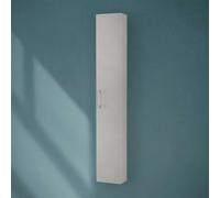 Pensile bagno sospeso H 150 cm grigio calce con 5 ripiani interni Moon