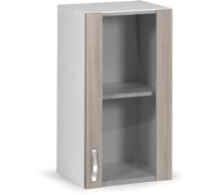 Pensile cucina 1 anta vetro 40 cm olmo Olmo