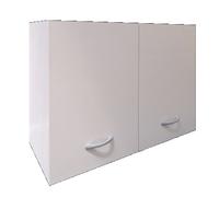 Pensile Cucina Doppia Anta 80x33x60A cm in Nobilitato Bianco Opaco