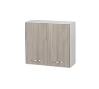 Pensile cucina moderno h.53 bianco/olmo