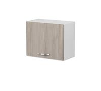 Pensile cucina moderno h.53 bianco/olmo