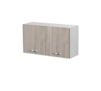 Pensile cucina moderno h.53 bianco/olmo