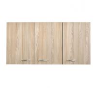 Pensile Cucina Rovere Well 120 cm con Pensile 80 cm e 40 cm