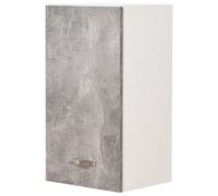 Pensile da Cucina a Parete, Armadio Sospeso in Legno con Anta Singola 1 Ripiano e 2 Scomparti, Armadietto da Muro Spazioso e Resistente, Dimensioni 40 x 32 x 72H cm Dona alla tua casa un aspetto moder