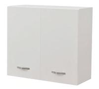 Pensile da Cucina a Parete, Armadio Sospeso in Legno con Due Ante 1 Ripiano e 2 Scomparti, Armadietto da Muro Spazioso e Resistente, Dimensioni 80 x 32 x 72H cm Dona alla tua casa un aspetto moderno e