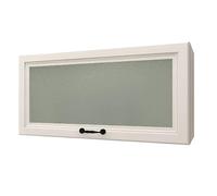 pensile Mobiletto Da Parete In Lega Di Alluminio - Armadio Portaoggetti Sospeso Con Anta A Ribalta Per Cucina, Bagno, Soggiorno, Camera Da Letto, Balcone Sopra Il WC Salvaspazio(WhiteB,80*30*24cm)