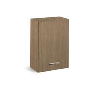 Pensile scolapiatti con anta 60x33x96H colore rovere promenade