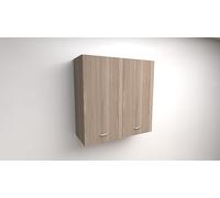 PENSILE SCOLAPIATTI H 72x L 90x P 33 COMPLETO DI SCOLAPIATTI IN ACCIAIO INOX. SPEDIZIONE IN KIT (OLMO)