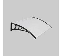 Pensilina da esterno alveolare trasparente ideal star 120x100 cm