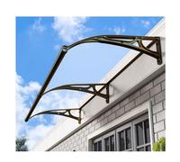 Pensilina for porta anteriore moderna in policarbonato di alta qualità, pensilina for arco da scrivania trasparente, pensilina for scrivania, facile da installare ( Size : 100x240cm/39x95in )