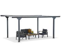 Pensilina in metallo Lombardia 3x5 Garden Point