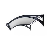 Pensilina in Policarbonato Trasparente 120x100 Led Solare da Esterno