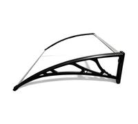 Pensilina in policarbonato trasparente leggera e resistente ideale per protezione esterna