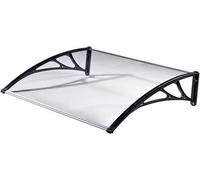 Pensilina per porta finestra vetro policarbonato compatto trasparente modulare