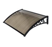 Pensilina Maya Ambra Garden alveolare nero fumè (100x80cm)