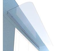 Pensilina moderna in policarbonato, tenda da sole for finestre resistente ai raggi UV e alla pioggia for la protezione della porta d'ingresso in tutte le stagioni(40-120CM(B))