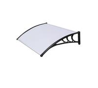 Pensilina modulare - 150 x 100 cm - policarbonato compatto - satinato opalino -