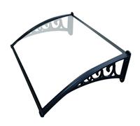 Pensilina modulare in kit lamina in policarbonato trasparente 120x80cm 821-46