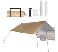 Pensilina Per Camion | Tenda Grande Impermeabile E Resistente Per Uso Intensivo | Solare Per Auto Da Camping - Per Tailgating Overlanding Parcheggio Ombra All'aperto E