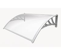 PENSILINA POLICARBONATO ALVEOLARE 160X120cm Trasparente Profilo grigio chiaro -