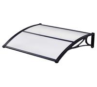 Pensilina Tettoia 150x100 cm in Policarbonato Alveolare Satinato