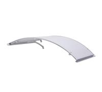 Pensilina Tettoia ad Arco 160x120 cm in Alluminio e Policarbonato Compatto