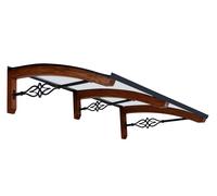Pensilina Tettoia in Legno -pensiline legno lamellare su misura MOD.LEGNO STELLA