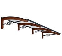 Pensilina Tettoia in Legno -pensiline legno lamellare su misura MOD.LEGNO STELLA