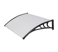 Pensilina Tettoia in Policarbonato Alveolare Satinato 100x80 cm