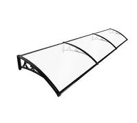 Pensilina Tettoia per Esterno Policarbonato Tettoia per Esterno per Porte Balcone Finestre Protezione Solare Protezione dalla Pioggia (Size : 300x100cm)