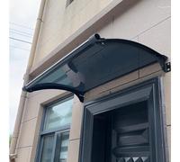 Pensilina Tettoia Per Porta, Pensilina Da Esterno Impermeabile E Anti-UV, Pensilina in Policarbonato Per Portico, Parapioggia Tettoia Tenda Da Veranda, Protezione Solare (65x220cm/26x87in,A)
